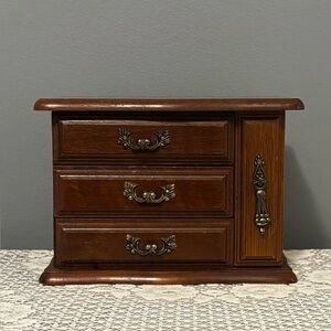 Vintage "Centurion" Wooden Jewelry Box